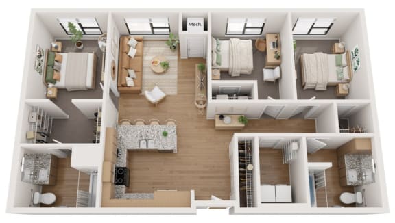 a floor plan image of the lodges at lake wylie in lake wales,