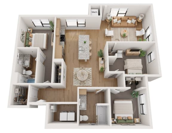 arbor_court_affordable_apartment_three_bedroom_st_louis_park_minnesota