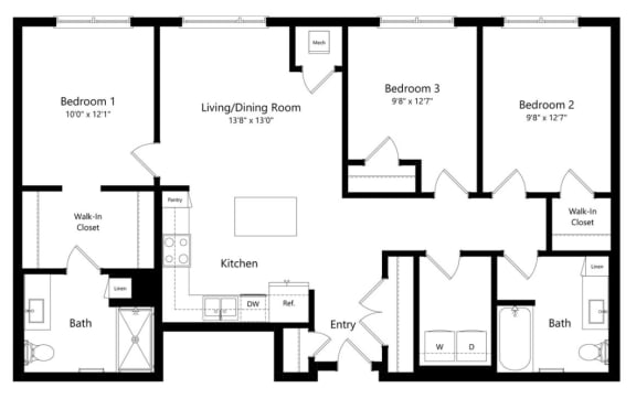 arbor_court_affordable_apartment_three_bedroom_st_louis_park_minnesota