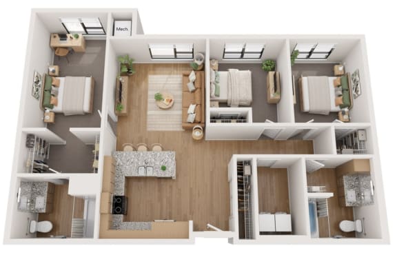 arbor_court_affordable_apartment_three_bedroom_st_louis_park_minnesota