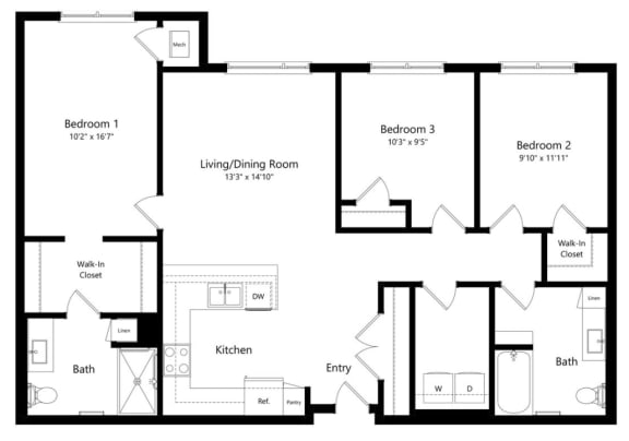 arbor_court_affordable_apartment_three_bedroom_st_louis_park_minnesota