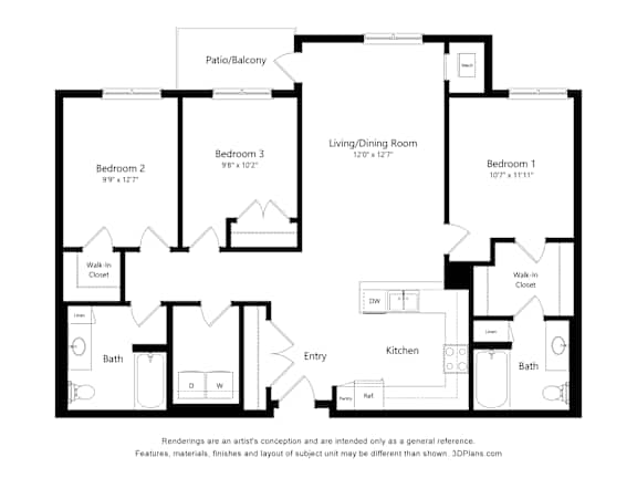 a floor plan of a living room and a bedroom