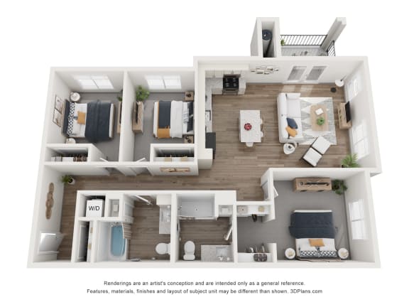 the outlook floor plan  1 bedroom 395 sq ft
