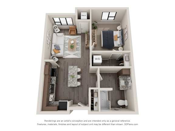 1 bedroom 1 bath at Decatur Landing Apartment , Minnesota, 55445