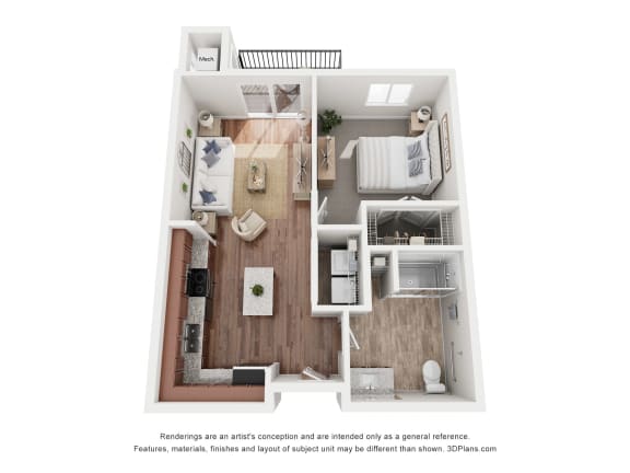 1 bed 1 bath L 1 bed 1 bath L at EastGate Apartments, Rochester, MN, 55904