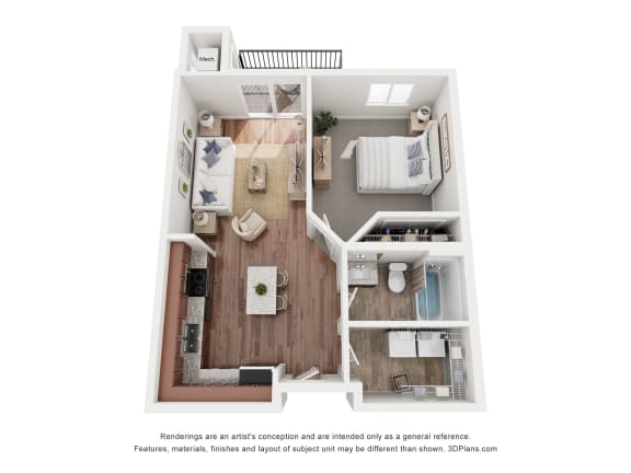 1 bed 1 bath D at EastGate Apartments, Minnesota, 55904