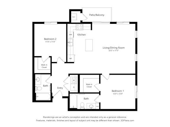 2 bed 2 bath I at EastGate Apartments, Minnesota, 55904