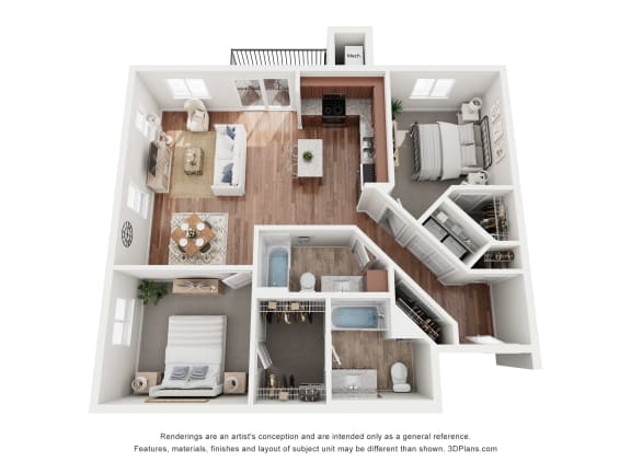 2 bed 2 bath R 2 bed 2 bath R at EastGate Apartments, Rochester, MN
