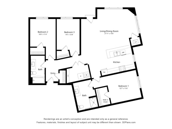 a floor plan of a residence with a floor ratio of 23 and a