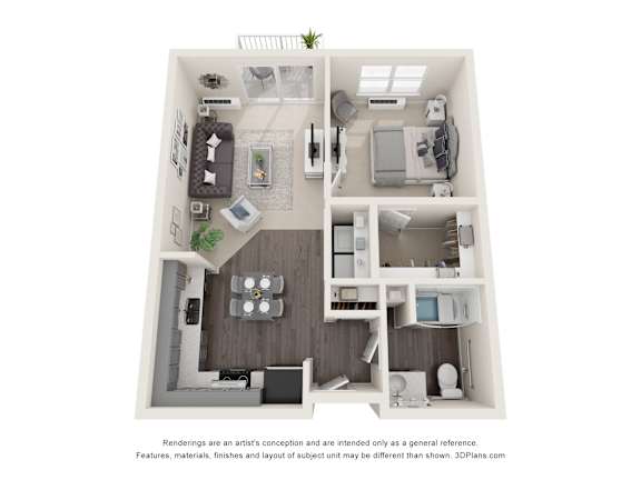 1 bedroom 1 bathroom P at Technology Park Apartments, Rochester, 55901