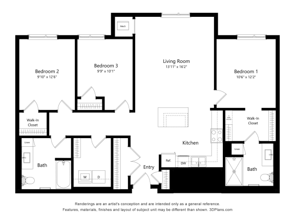 a floor plan of a living room and a bedroom