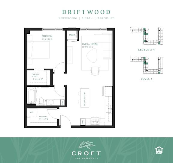 Driftwood Floor Plan at Croft at Rosecott, Minnesota