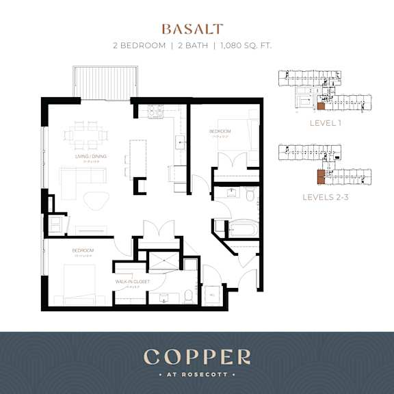 Basalt Floor Plan at Copper at Rosecott, Rosemount, 55068