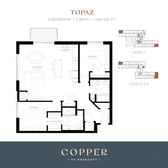 Topaz Floor Plan at Copper at Rosecott, Minnesota, 55068
