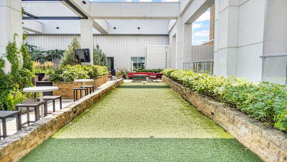 Bocce Ball Court at Custom House, Minnesota, 55101