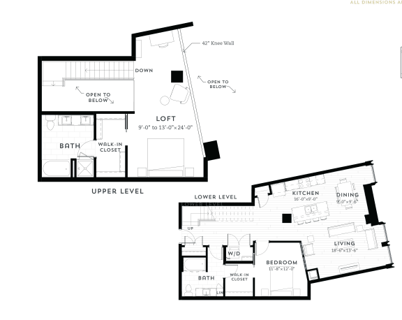 Floor Plan  2+C Floor plan at Custom House, St. Paul, 55101