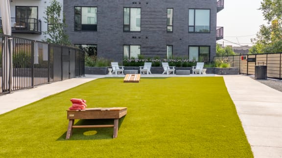 Bocce ball Court at The Mason, St. Paul