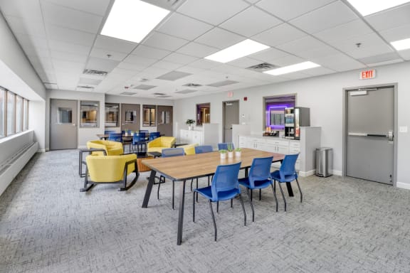 Coffee Lounge at AIRE MSP Apartments, Minnesota, 55425