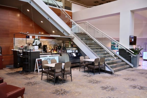 Lobby Lounge at AIRE MSP Apartments, Bloomington, MN, 55425