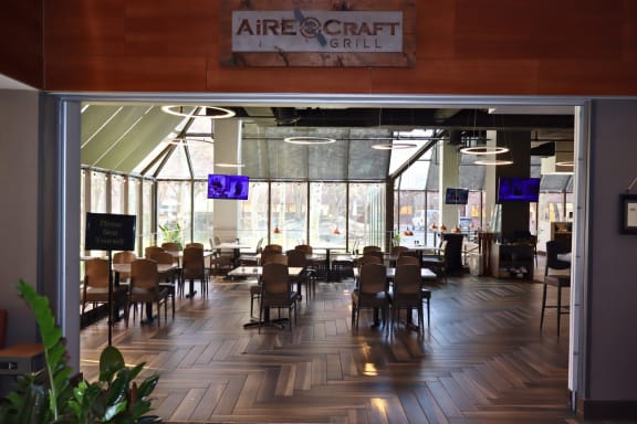 Restaurant at AIRE MSP Apartments, Bloomington