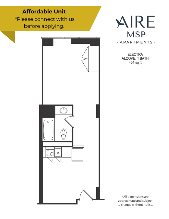 a floor plan of a room with a bedroom and bathroom