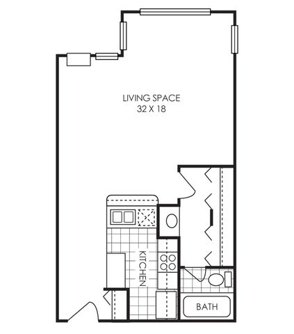 Loon - Basalt Floor Plan at Audenn Apartments, Bloomington