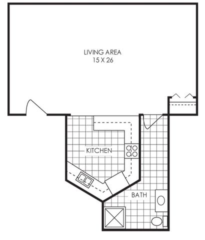 Minnesota - Agate Floor Plan at Audenn Apartments, Minnesota, 55438
