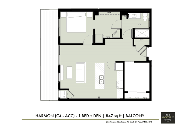 a floor plan of a small house
