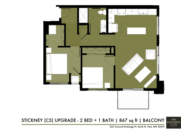 Floor Plan  floor plan of the second level of the house
