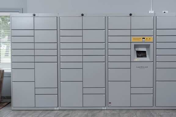 Luxor Package Locker at Cinnamon Ridge Apartments, Eagan, MN, 55122