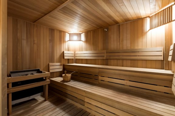 Sauna Room at Custom House, Saint Paul, MN, 55101
