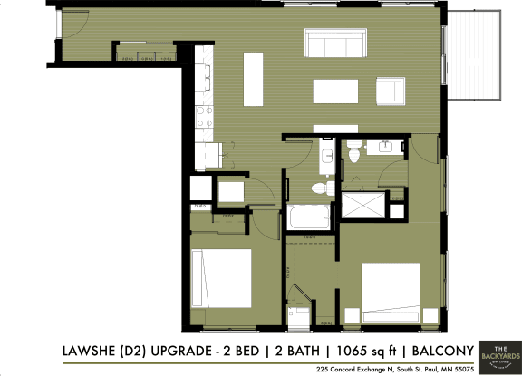 Floor Plan  floor plan of the renovated apartment