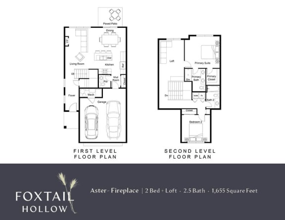bedroom floor plan of the level 1 and 2 bedroom house plans