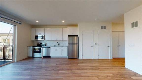 Spacious Full Size Kitchen at The Bessemer at Seward Commons Apartments, Minneapolis, 55404