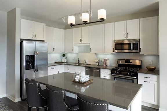 Gourmet Kitchens with Energy Efficient Appliances at Residences at 1700, Minnetonka