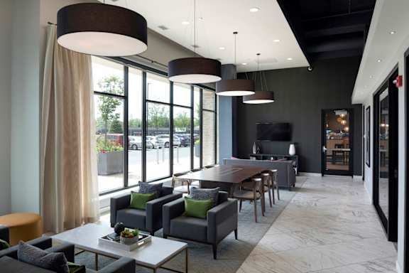 Stylish Resident Lounge at Residences at 1700, Minnesota, 55305