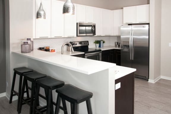 Two Interior Finish Options at The Axis, Plymouth