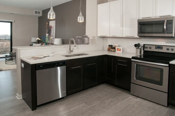 Kitchen space at The Axis, Minnesota