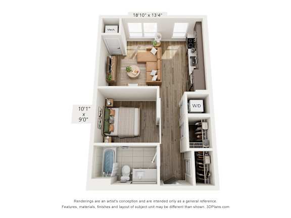 1 bedroom 1 bath at Olivine Apartments, Victoria, Minnesota
