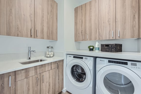 laundry at One West Drive Apartments, Minnesota
