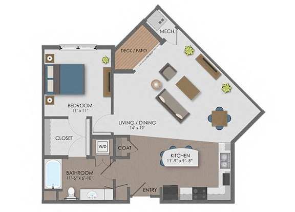 Franklin Floor Plan at The Edison at Avonlea, Minnesota, 55044