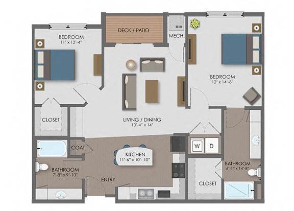 Lamarr Floor Plan at The Edison at Avonlea, Lakeville Minnesota