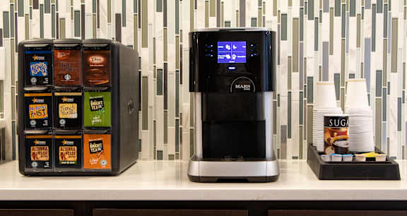 Coffee Machine at The Edison at Avonlea, Lakeville, MN