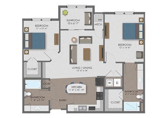 Tesla Floor Plan at The Edison at Avonlea, Minnesota, 55044
