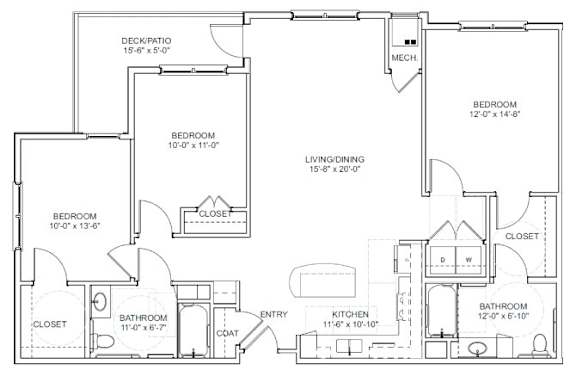 Wright II Floor Plan at The Edison at Avonlea, Lakeville Minnesota