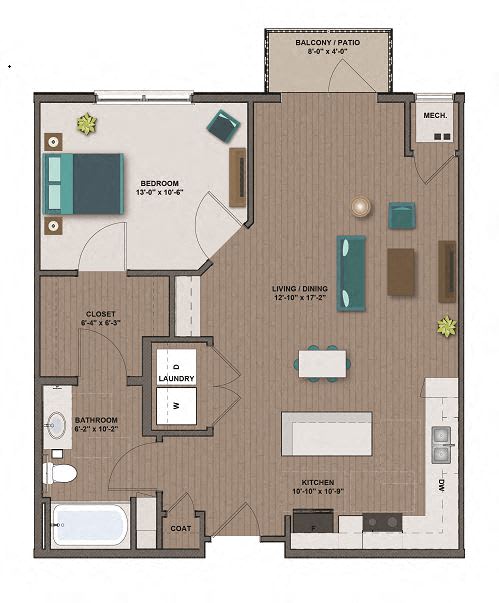 Floor Plan  Ford Floor Plan at The Edison at Rice Creek I and II, Shoreview