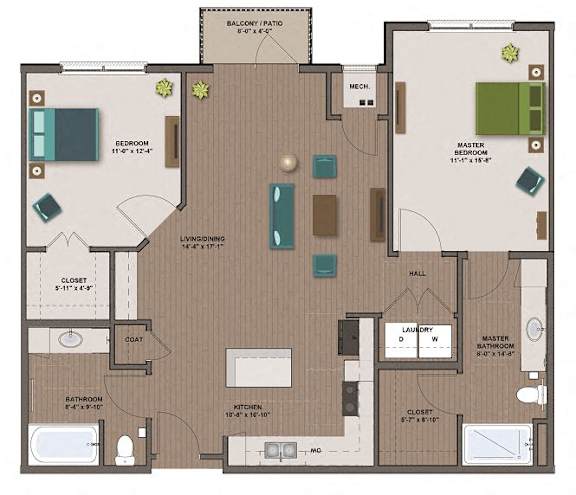 Tesla III Floor Plan at The Edison at Spirit, Lakeville Minnesota