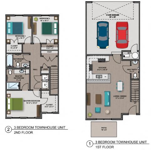 Whitney Floor Plan Whitney Floor Plan at The Edison at Woodbury, Woodbury, MN 55129