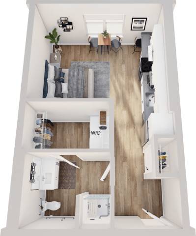 Studio_5 at Lochner Apartments, White Bear Lake, MN,  55110