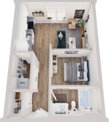 1Bed 1Bath_4 at Lochner Apartments, Minnesota, 55110